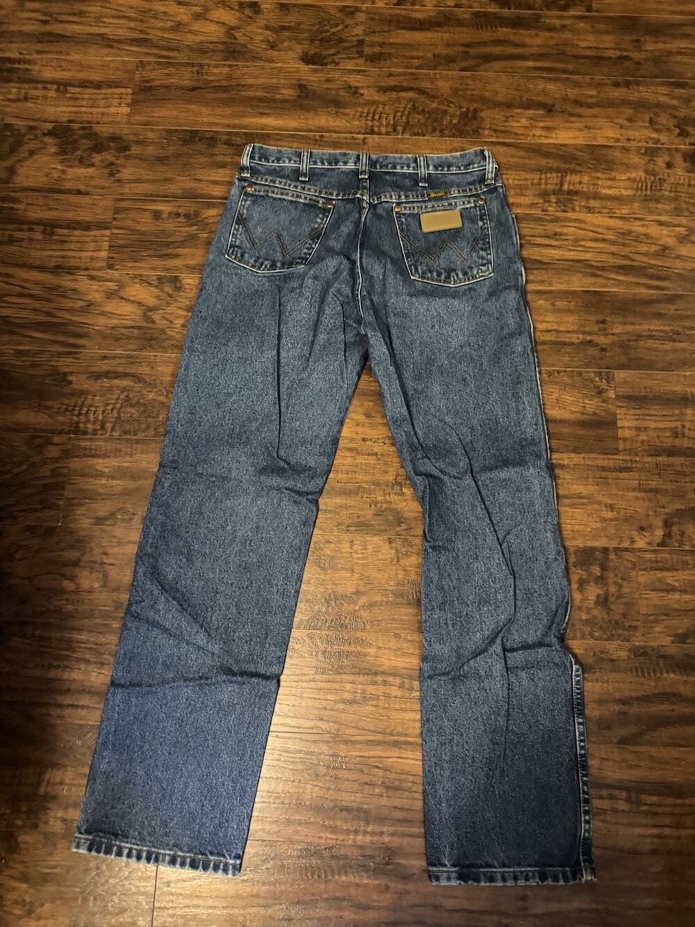 VTG Wrangler Cowboy Jeans 32 X 32 Actual A103 4020 Western 100% Cotton Nicaragua